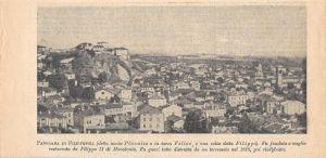 Panorama di Filippopoli detta Plovnitz. Stampa 1912 - copertina