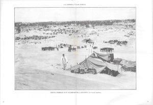 Accampamento a Bu-Sceifa / La caserma Berka / Ginnasti a Stoccolma. Stampa 1912 - copertina