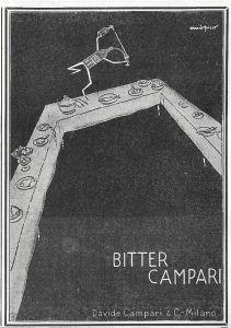 Bitter Campari. Advertising 1920 - copertina