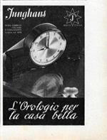 Junghans. L'orologio per la casa bella. Advertising 1940