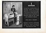 Siemens macchina lavabiancheria. Advertising 1940