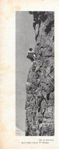 Inizio della V torre (Aiguille Noire de Peutérey). Stampa1935