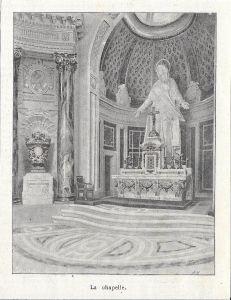 Chapelle de la rue Jean-Goujon (Paris). La Chapelle. Stampa 1900 - copertina