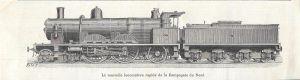 La nouvelle locomotive rapide de la Compagnie du Nord. Stampa 1900 - copertina