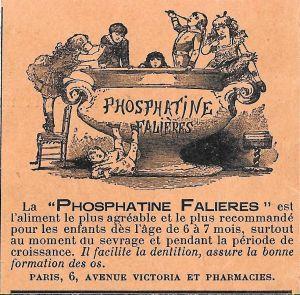 Phosphatine Falieres. Advertising 1900 - copertina