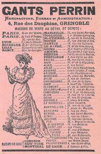 Gants Perrin Grenoble. Advertising 1900 - copertina