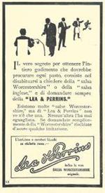 Lea & Perrins, salsa Worcestershire. Advertising 1914
