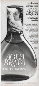 Agua Brava. Eau de Cologne. Advertising 1970 - copertina