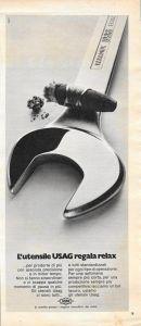 L' utensile USAG regala relax. Advertising 1970