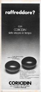 Coricidin. Advertising 1970 - copertina