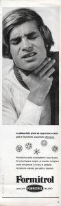 Formitrol / Mont Blanc. Advertising 1970, fronte retro - copertina