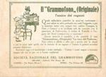 Il Grammofono (Originale) l'amico dei ragazzi. Advertising 1923