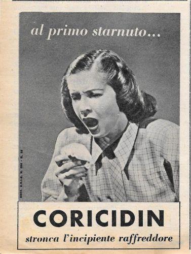 Corocidin. Advertising 1956 - copertina