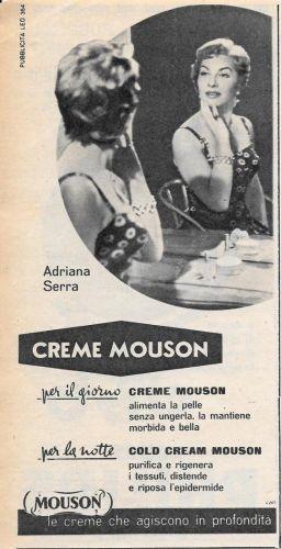 Creme Muson. Advertising 1956 - copertina