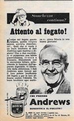 Chi prende Andrews dimentica il fegato!. Advertising 1956