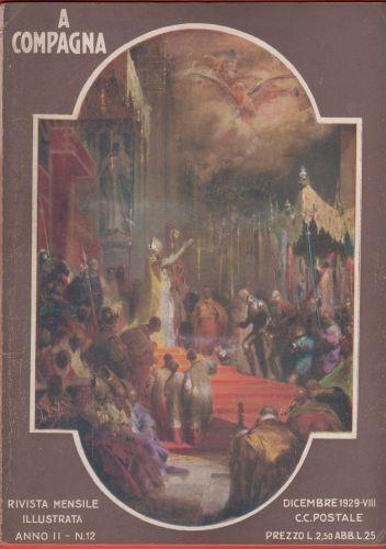 A Compagna. Rivista. Anno II n. 12 dicembre 1929 - copertina