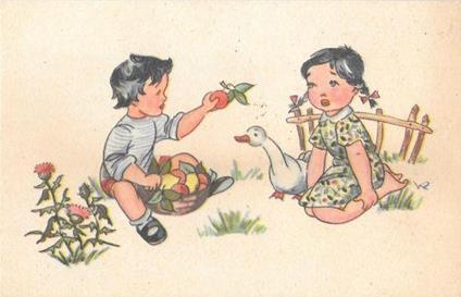Bambini con oca. Non viaggiata - copertina