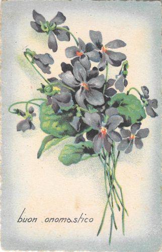 Buon onomastico. Violette. Non viaggiata - copertina