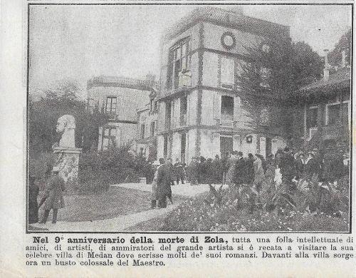 9° anniversario della morte di Zola. Advertising 1911 - copertina