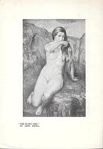 The Blind Girl/North River front Chicago by Leon Kroll. Stampa 1921 f/r