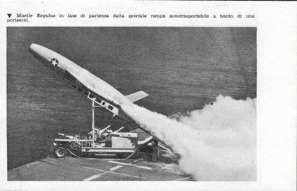 Missile Regulus in fase di partenza. Stampa 1959 - copertina
