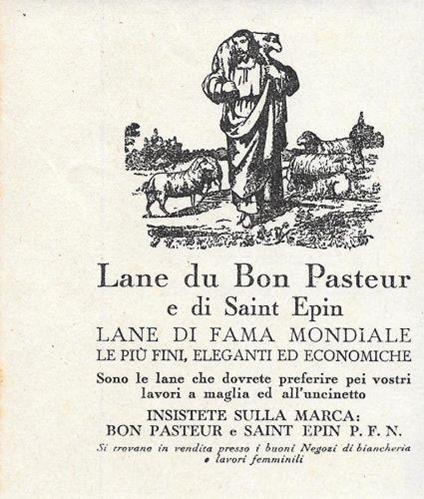 Lane du Bon Pasteur e di Saint Epin. Advertising 1933 - copertina