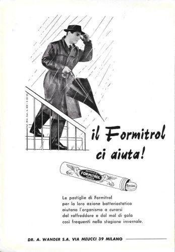 Il Formitrol ci aiuta. Advertising 1960 - copertina