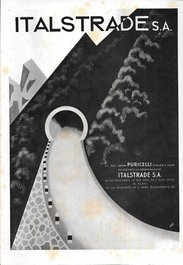 Lenti Galileo Primato / Italstrade. Advertising 1941