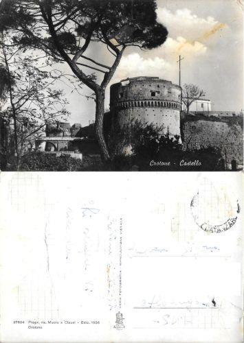 Crotone. Castello. Ed. Altercocca. Viaggiata 1957 - copertina