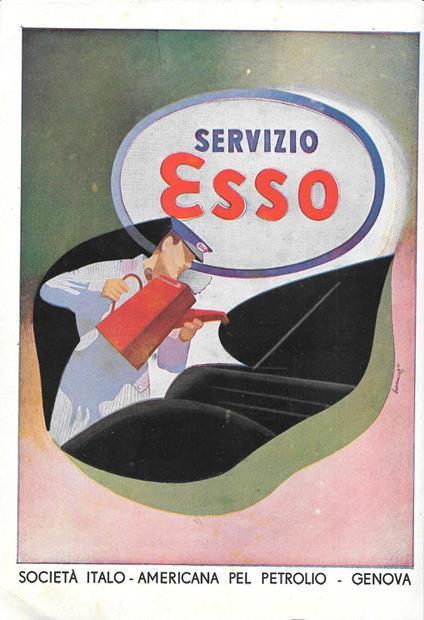 Servizio Esso. Advertising 1942 - copertina