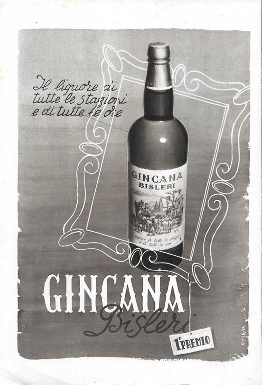 Gincana Bisleri. Advertising 1942 - copertina