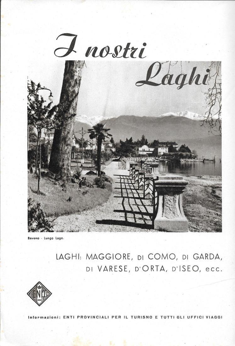 Lama Bolzano/I nostri laghi ENIT. Advertising 1942 fronte retro