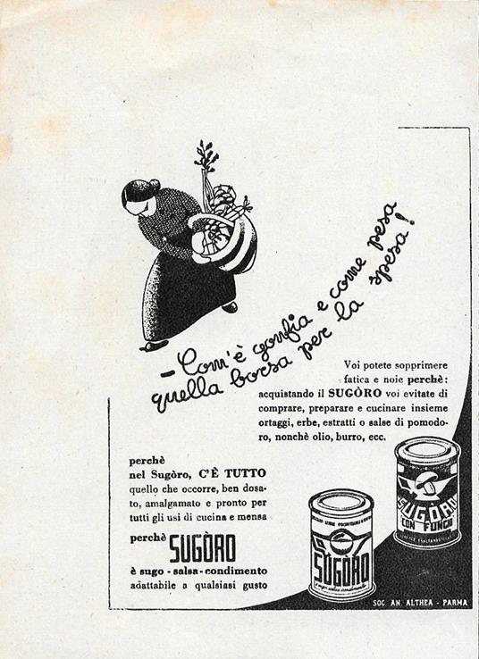 Sugoro Althea. Advertising 1942 - copertina
