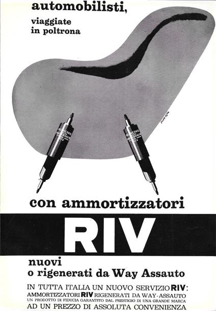 Amortizzatori RIV. Advertising 1963 - copertina
