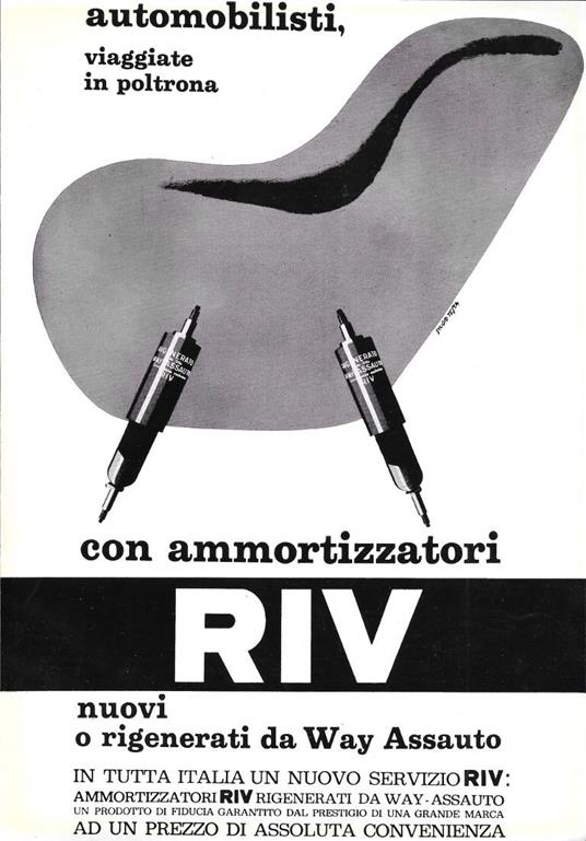 Amortizzatori RIV. Advertising 1963 - copertina