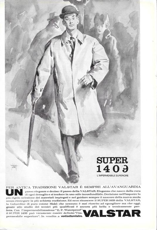 Valstar Super 1409 l'impermeabile superiore. Advertising 1963 - copertina