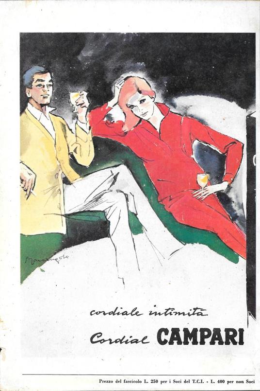 Cordiale intimità. Cordial Campari. Advertising 1963 - copertina
