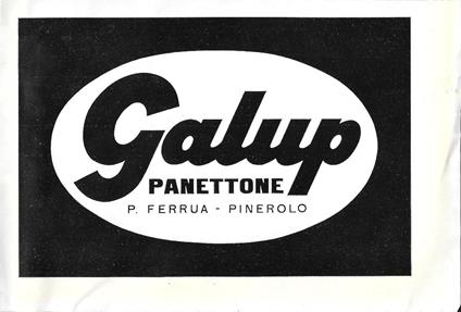 Panettone Galup. Advertising 1963 - copertina