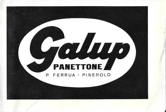 Panettone Galup. Advertising 1963 - copertina