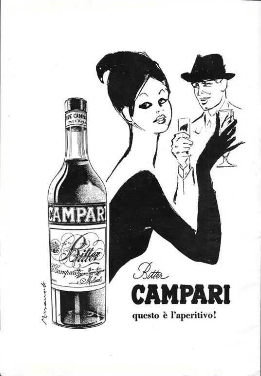 Bitter Campari/Gruppo Finmare. Advertising 1964 fronte/retro - Libro Usato  - Le vie d'Italia 