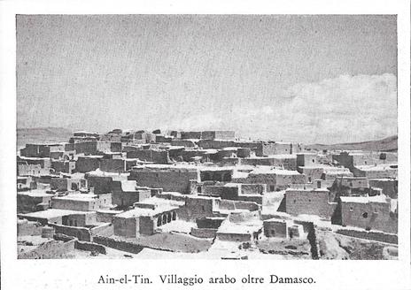 Ain-el-Tin, villaggio arabo oltre Damasco. Stampa 1934 - copertina