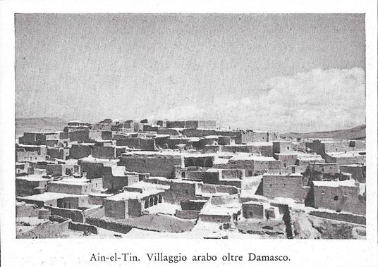 Ain-el-Tin, villaggio arabo oltre Damasco. Stampa 1934 - 2