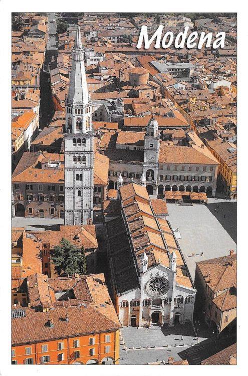 Modena. Veduta del duomo con le Torri. Non viaggiata - copertina