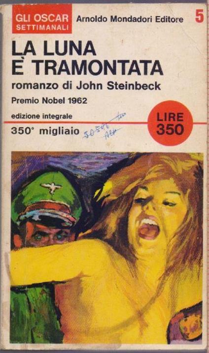 La luna è tramontata - John Steinbeck - John Steinbeck - copertina
