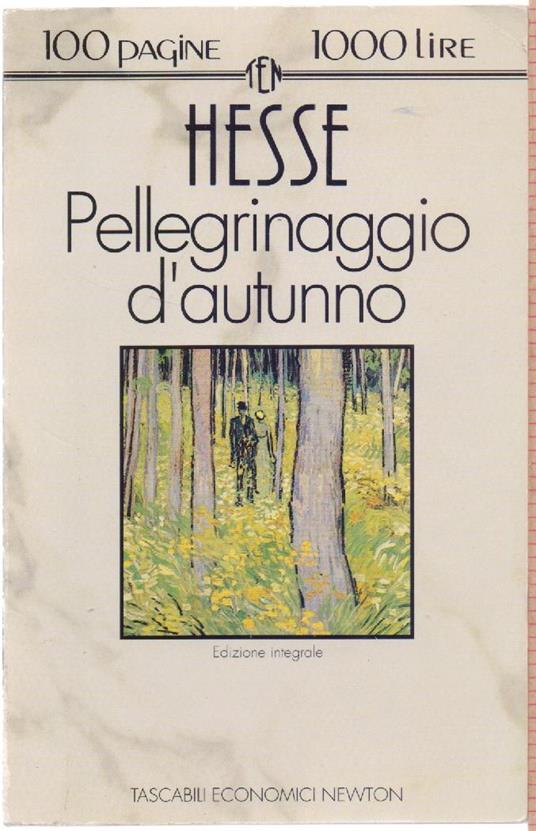 Pellegrinaggio d'autunno - Hermann Hesse - Hermann Hesse - copertina