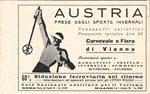 Austria. Paese degli Sports Invernali. Advertising 1936