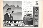Crema Lattuga 117 / Olio Sasso. Advertising 1936