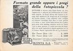 Ikonta S.i.A. Zeiss Ikon. Advertising 1936