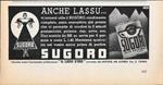 Sugoro . Salsa Preparata. Scatola da 200 gr. per 6 persone. Advertising 1936