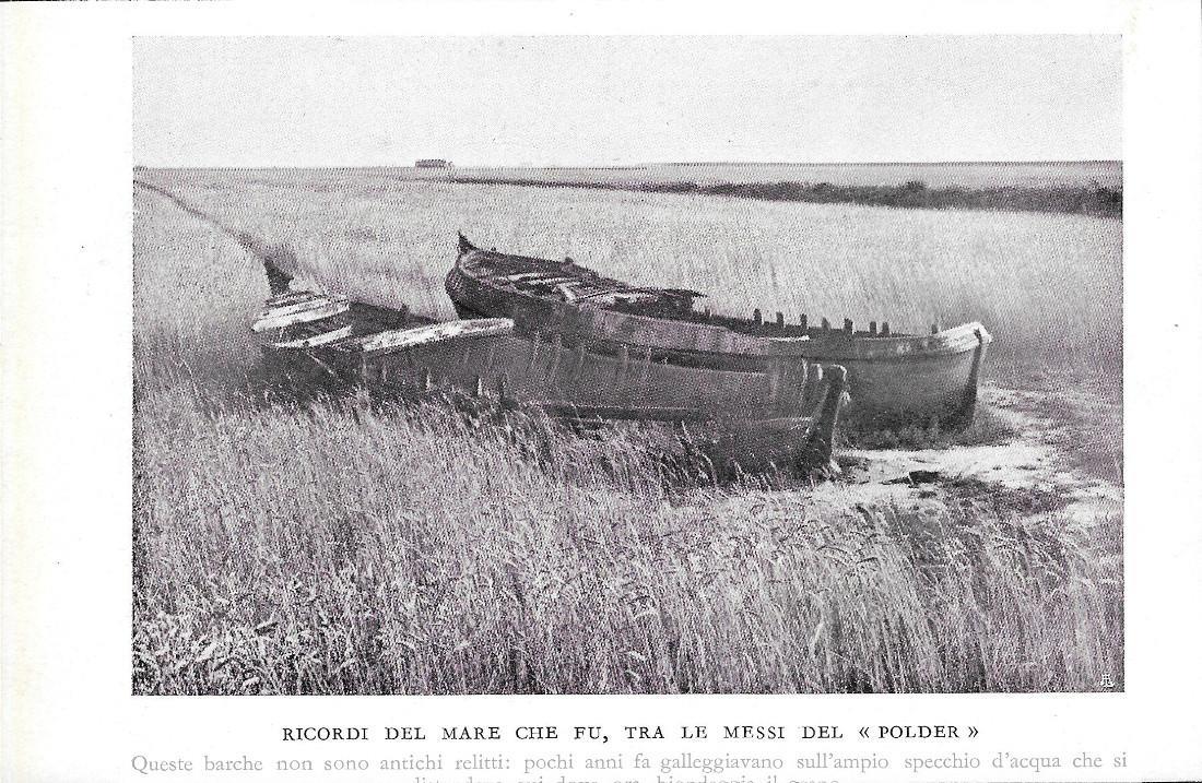 Polder: Protezione dei terreni dall'azione del vento/Ricordi del mare . Stampa 1934